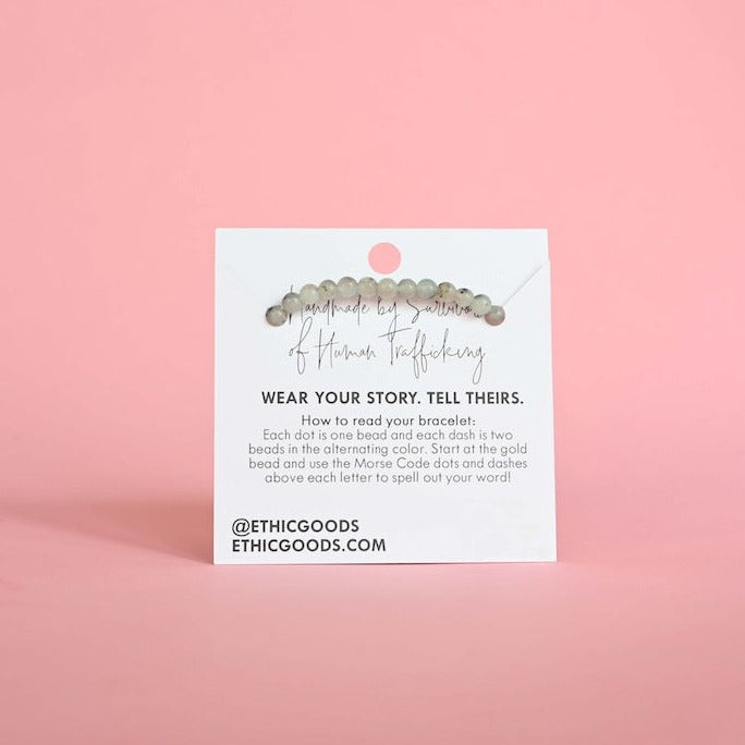 Morse Code Bracelet | OVERCOME