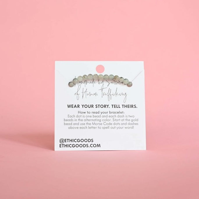 Morse Code Bracelet | KINDNESS