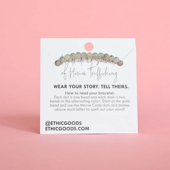 Morse Code Bracelet | FRIENDSHIP