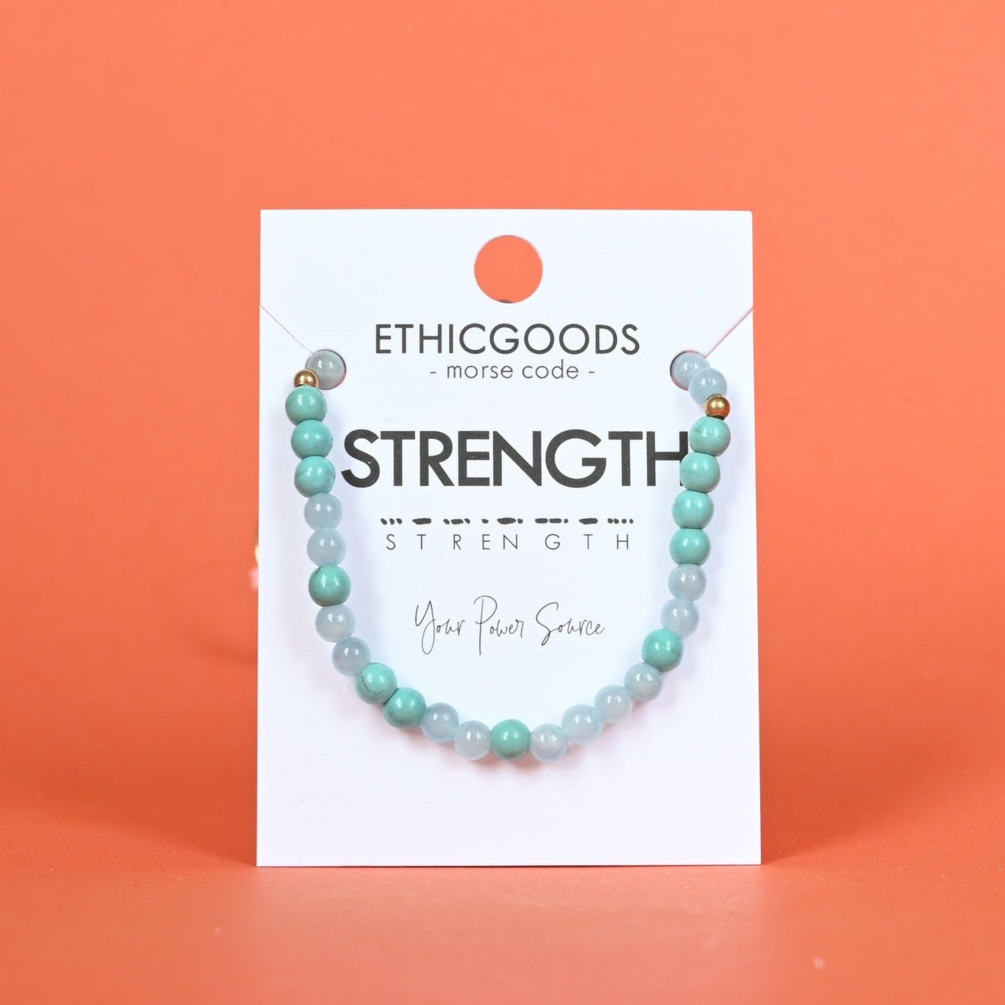 MINI Morse Code Bracelet | STRENGTH