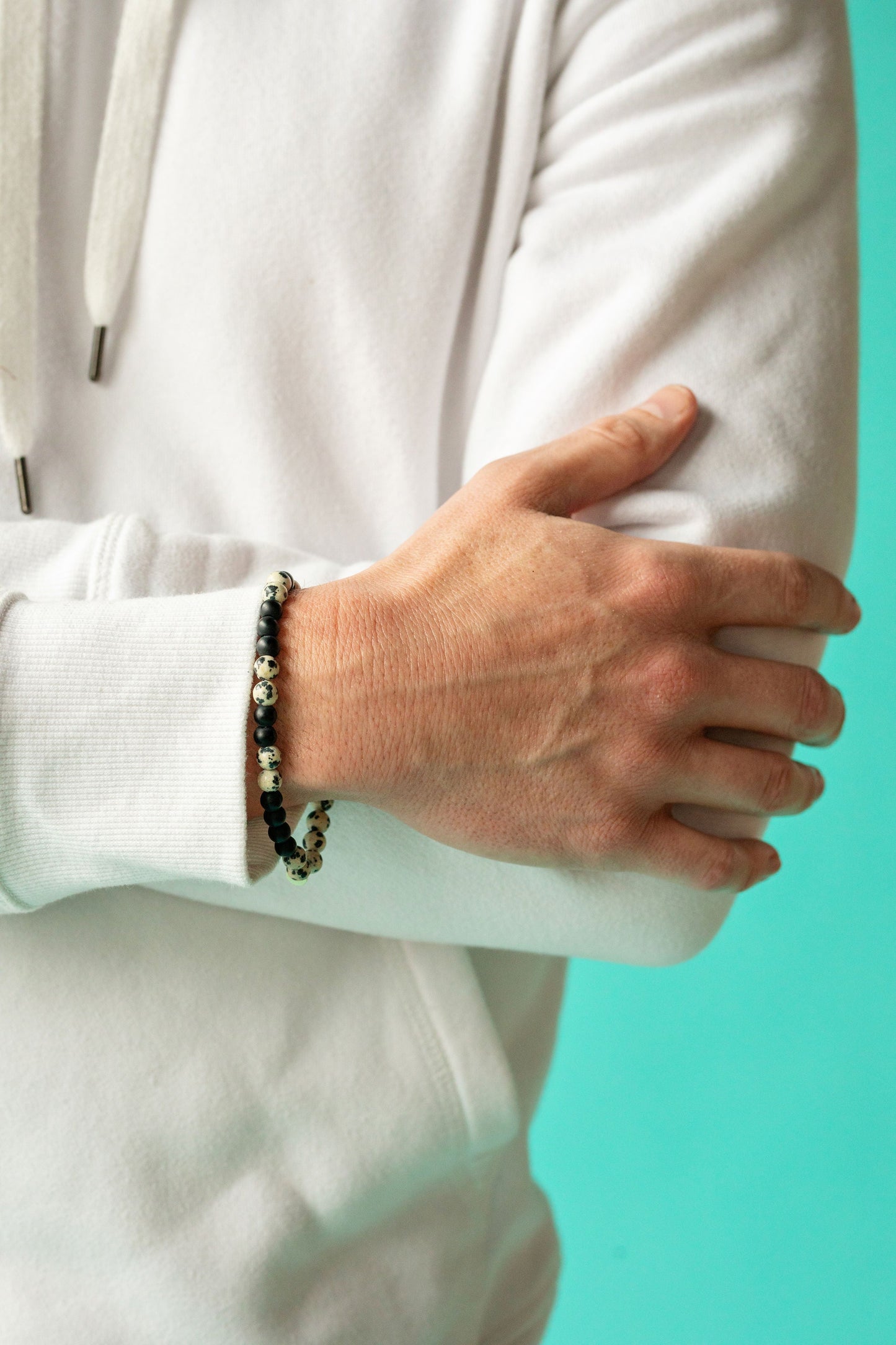 6mm Morse Code Bracelet Extended | BRAVE