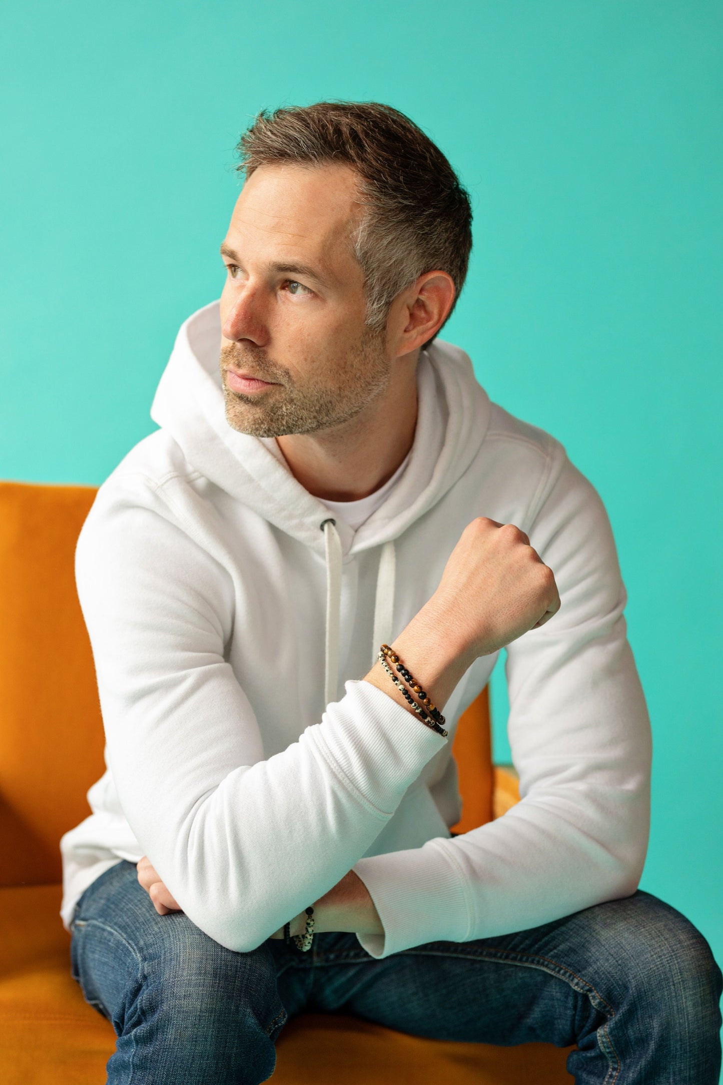 Morse Code Bracelet Men's Extended Size | BRAVE