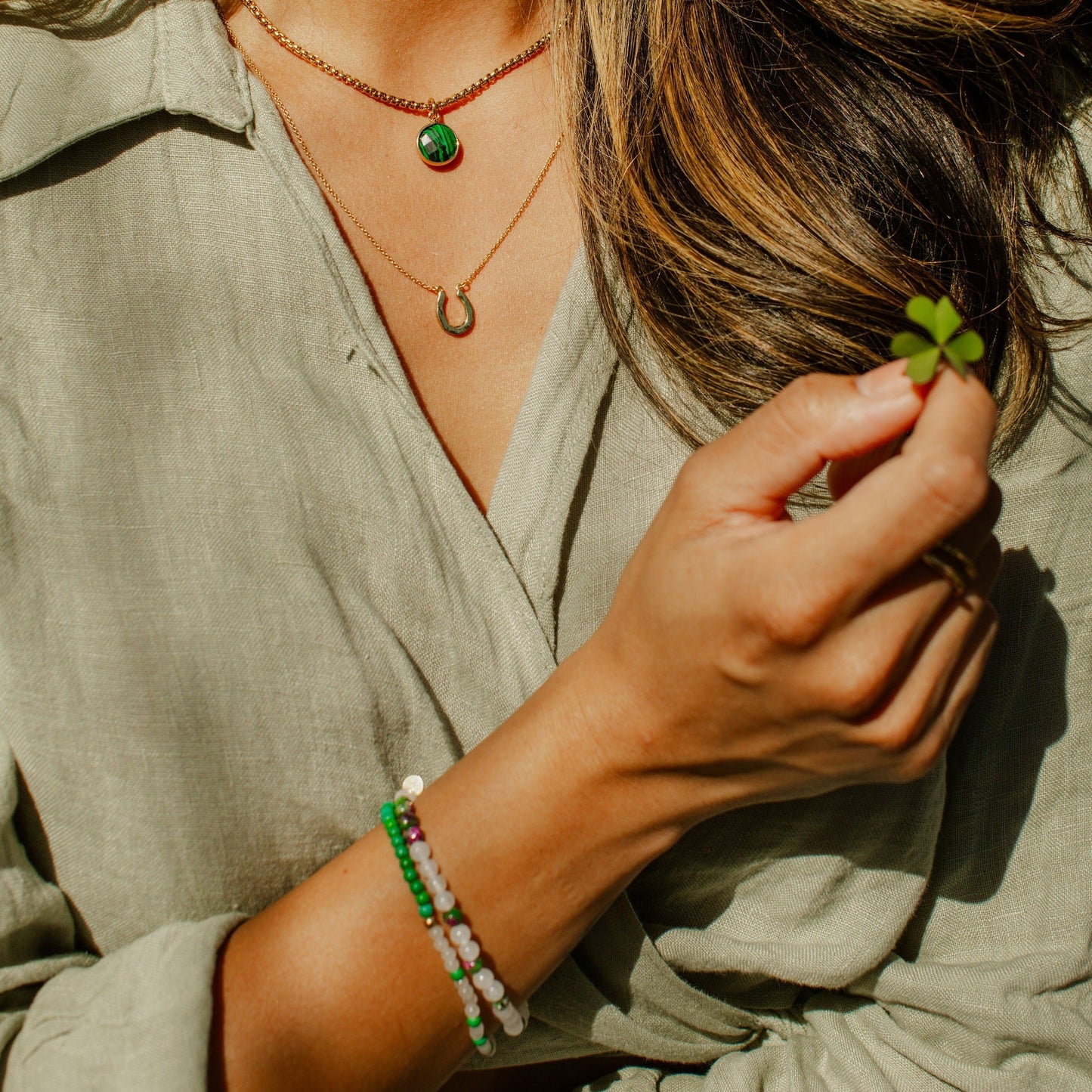 3mm Morse Code Bracelet | LUCKY