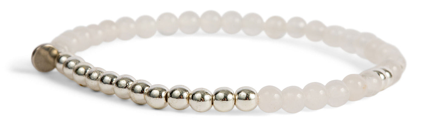 Silver Morse Code Bracelet | MOTHER