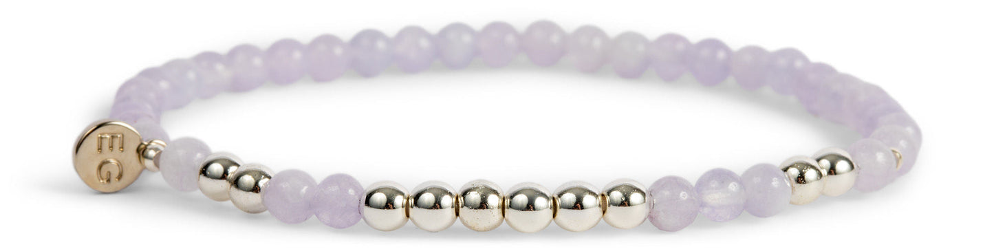 Silver Morse Code Bracelet | LOVE