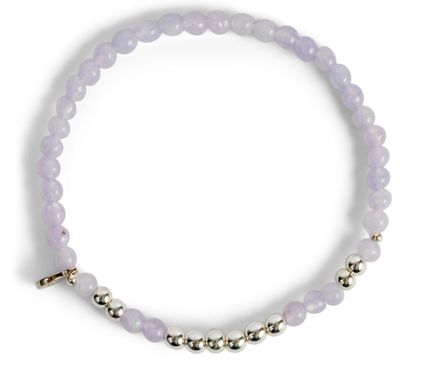 Silver Morse Code Bracelet | LOVE