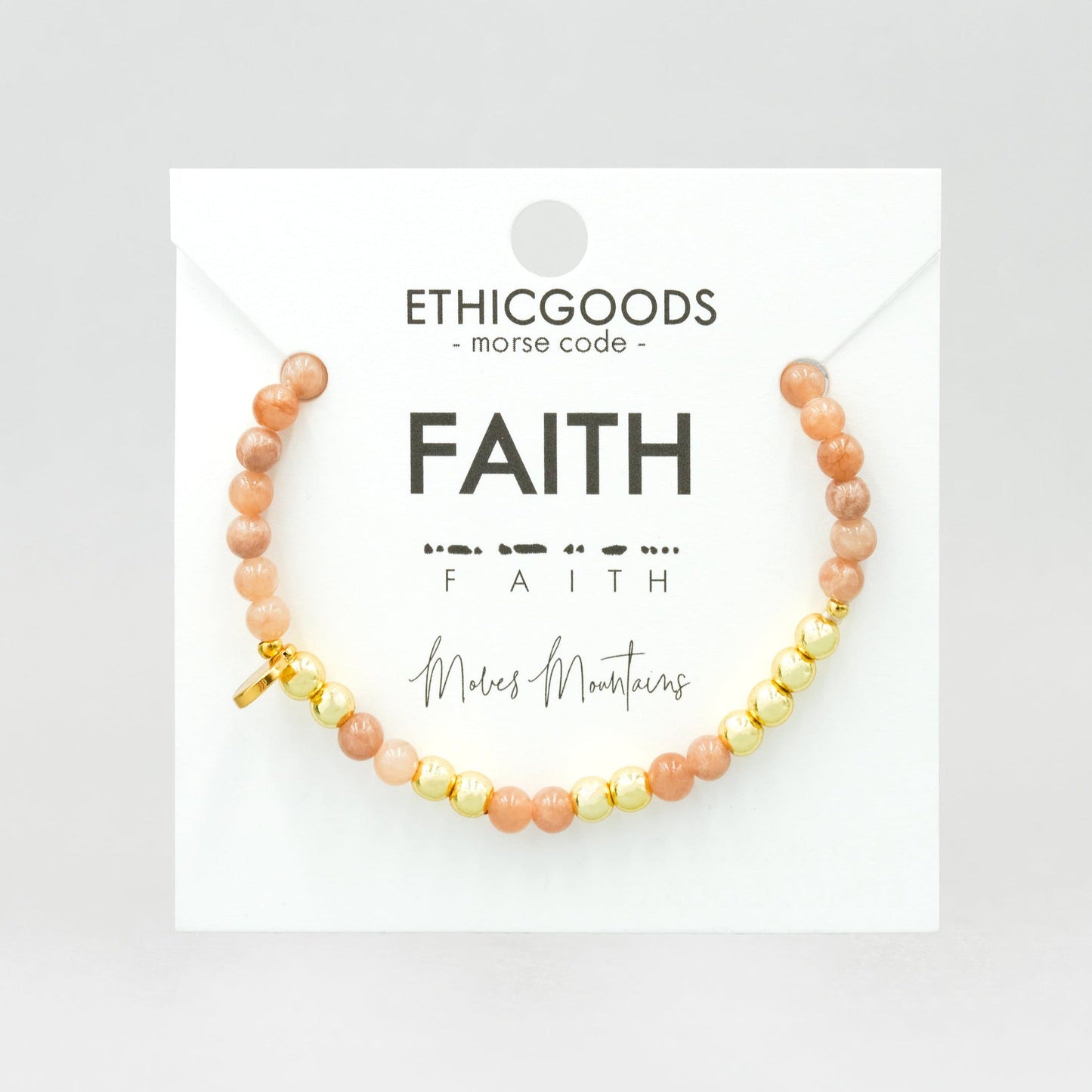 Gold Morse Code Bracelet | FAITH