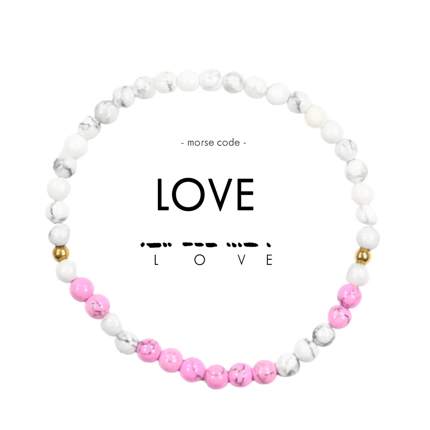 Morse Code Bracelet | LOVE
