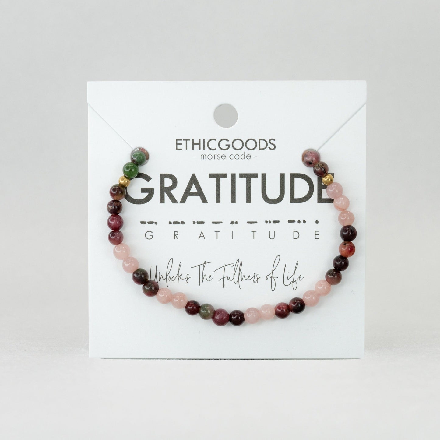 Morse Code Bracelet | GRATITUDE