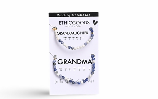 Morse Code Matching Set | GRANDMA & MINI GRANDDAUGHTER