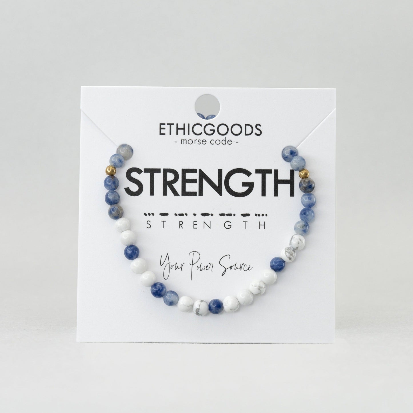 Morse Code Bracelet Extended Size | STRENGTH