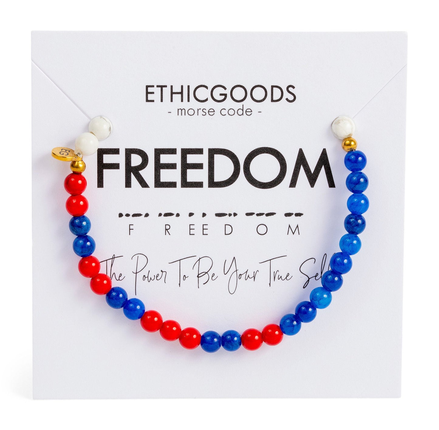 Morse Code Bracelet | FREEDOM