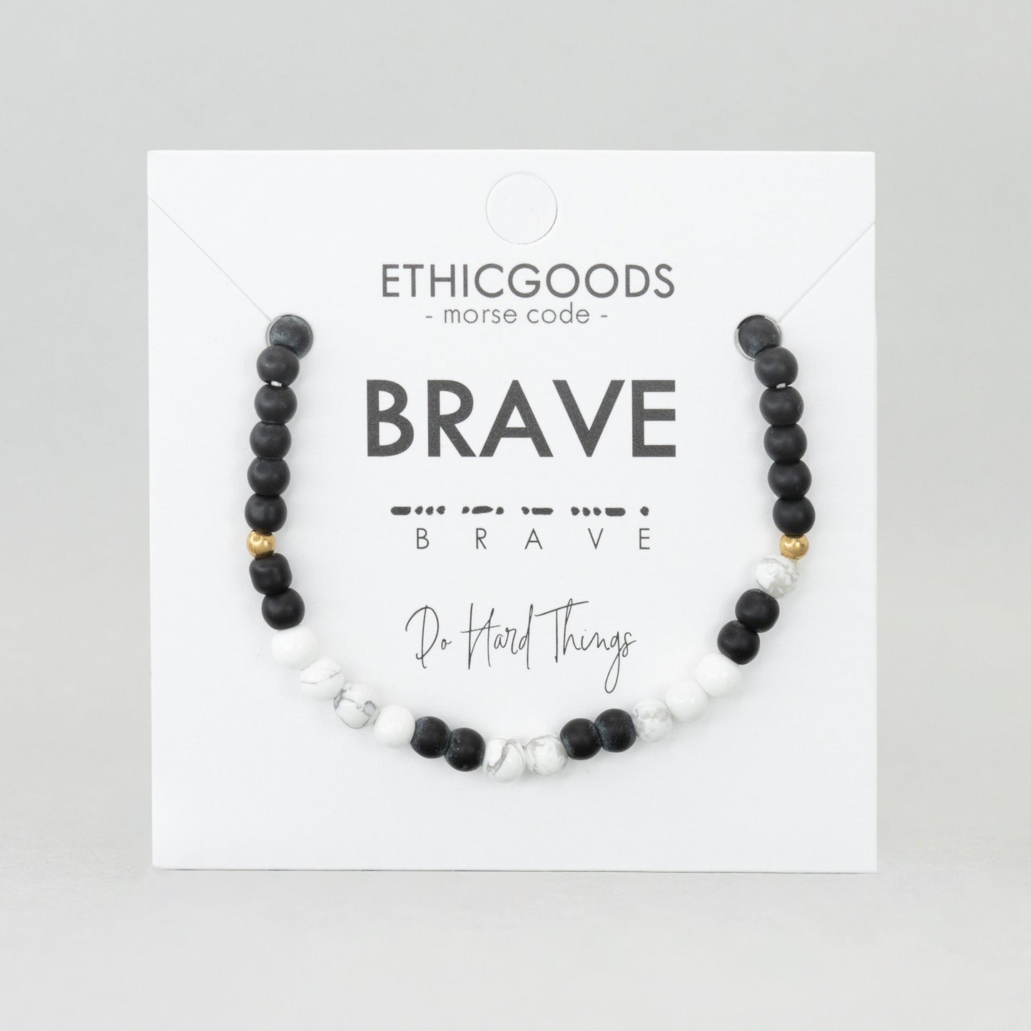 Morse Code Bracelet Extended Size | BRAVE
