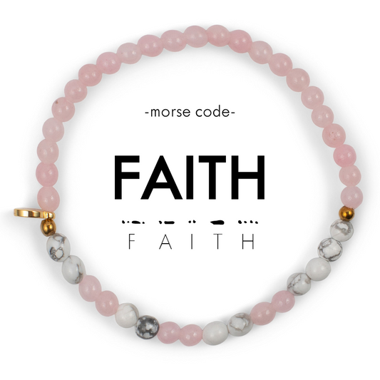 Morse Code Bracelet | FAITH