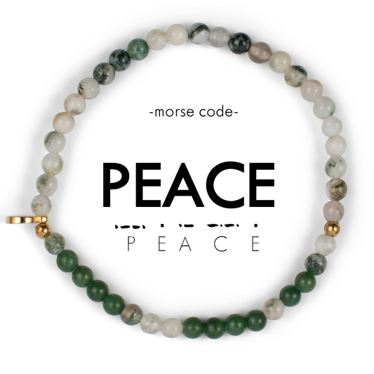 Morse Code Bracelet | PEACE