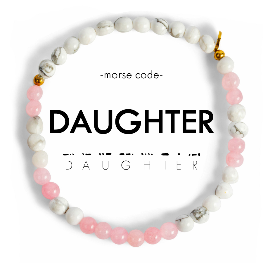 MINI Morse Code Bracelet | Daughter