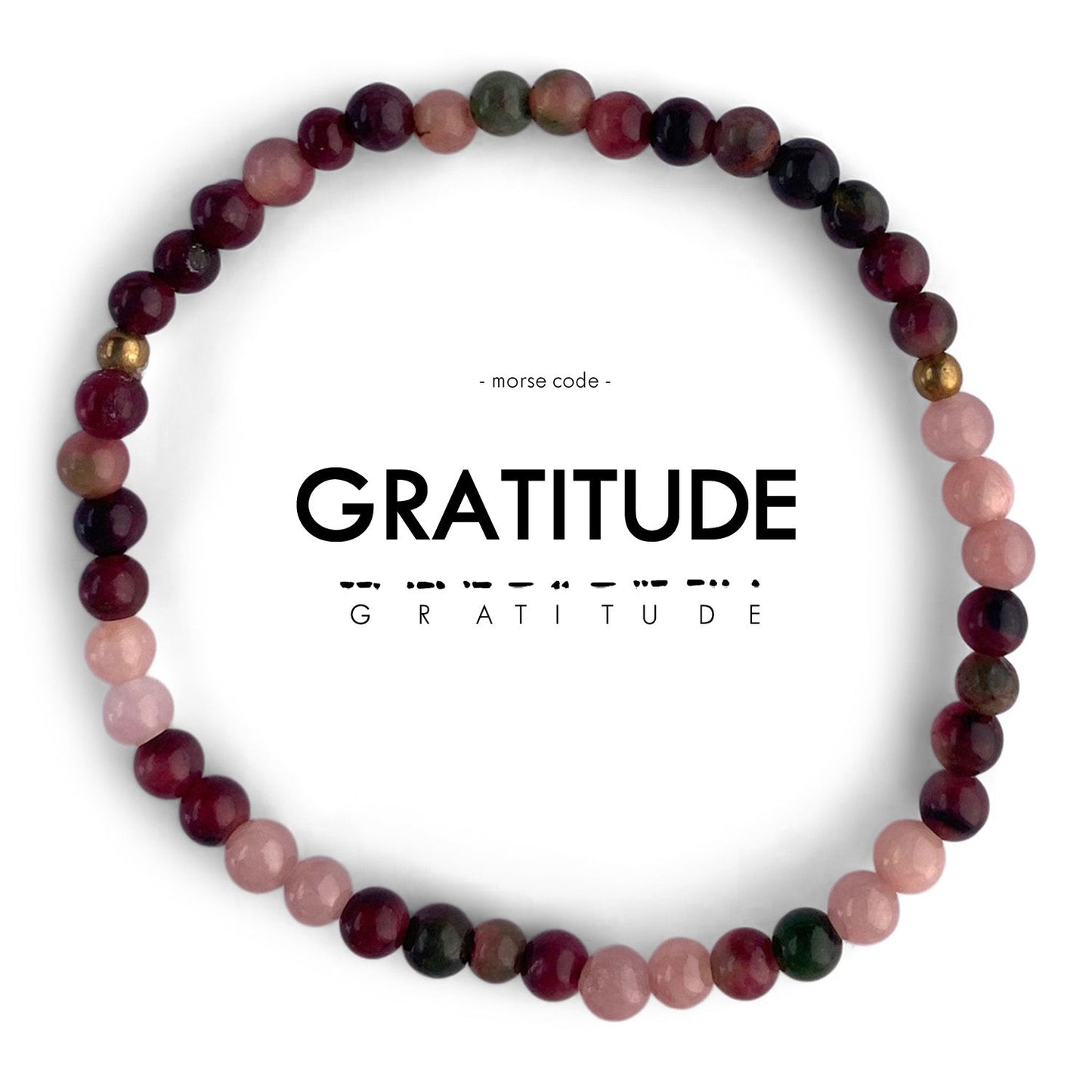 Morse Code Bracelet | GRATITUDE
