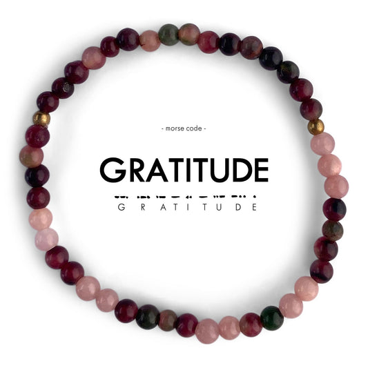 Morse Code Bracelet | GRATITUDE
