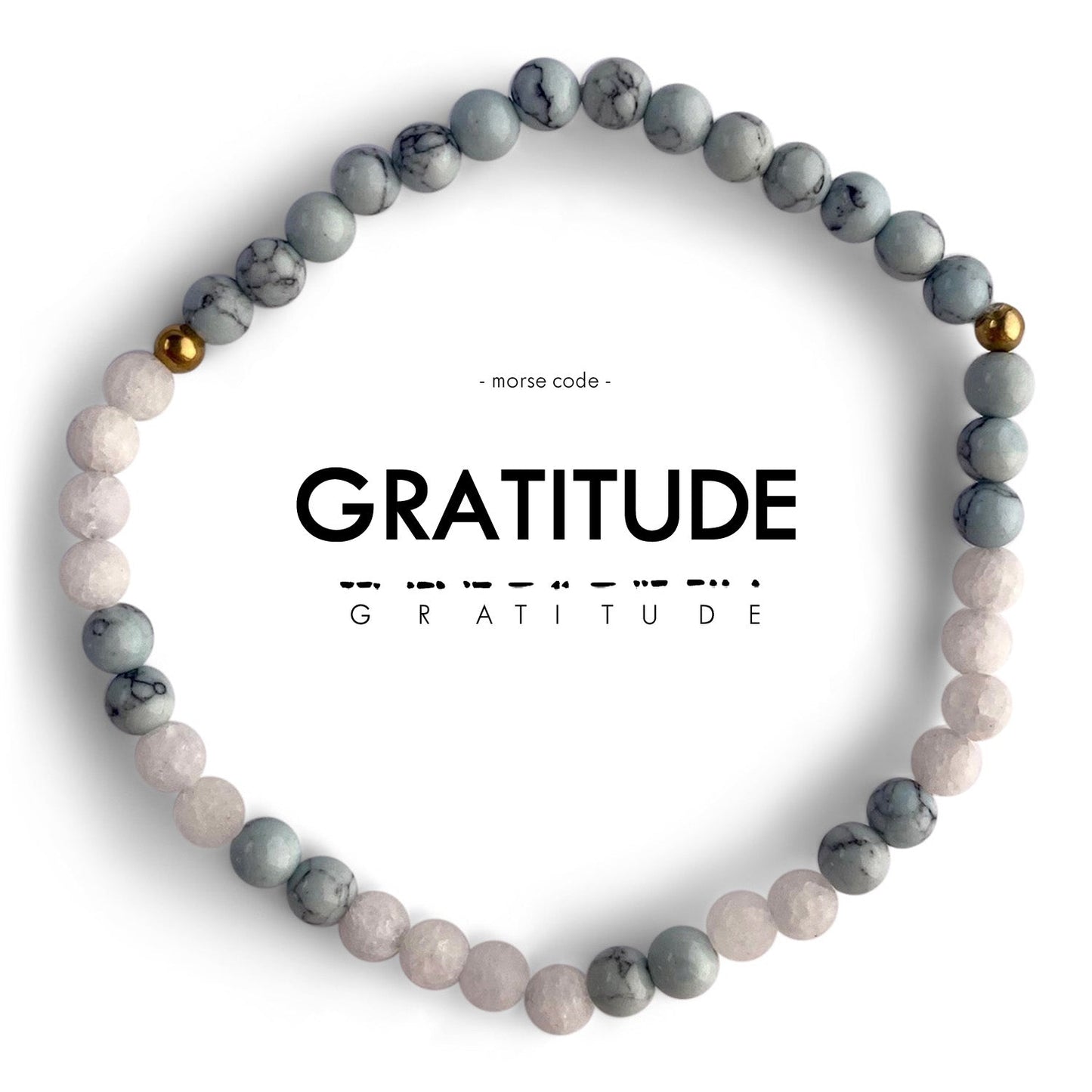 Morse Code Bracelet | GRATITUDE