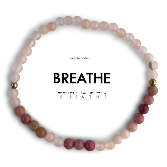 Morse Code Bracelet | BREATHE