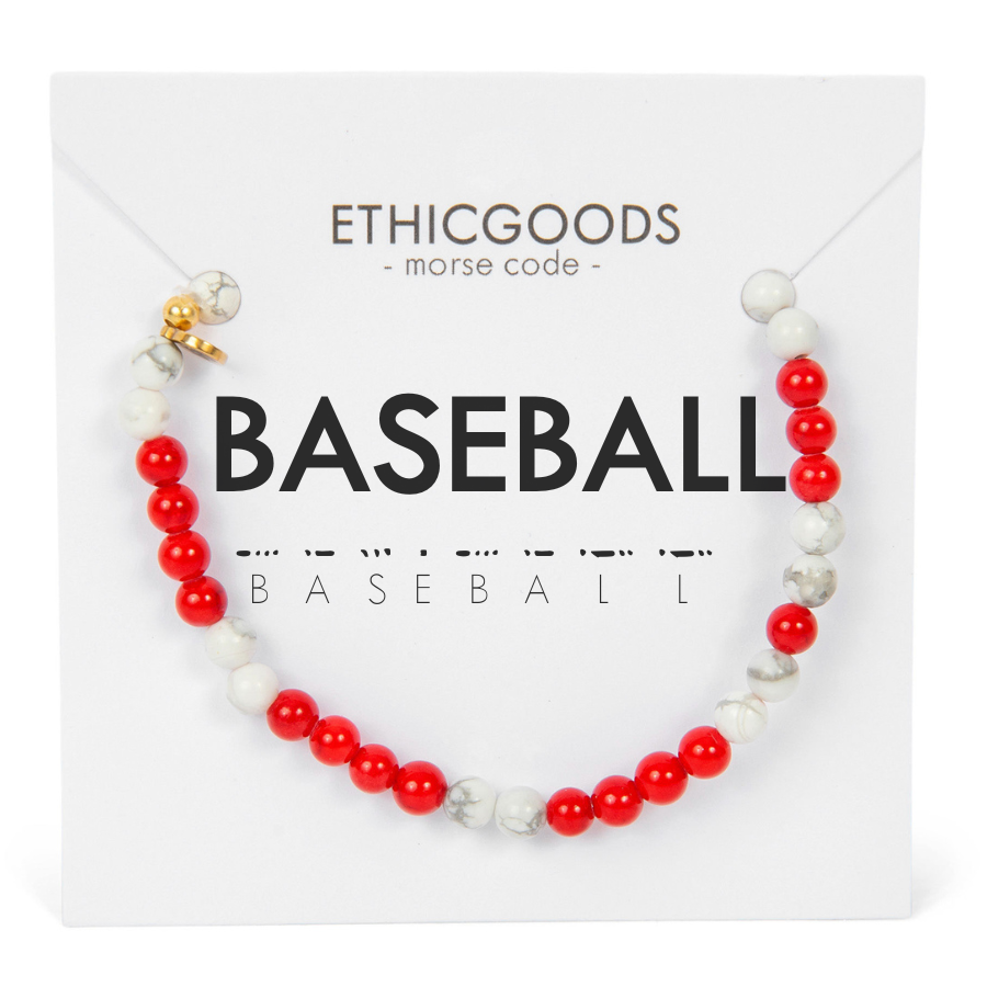 Morse Code Bracelet | BASEBALL