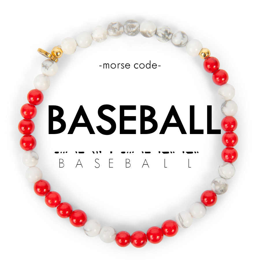 Morse Code Bracelet | BASEBALL