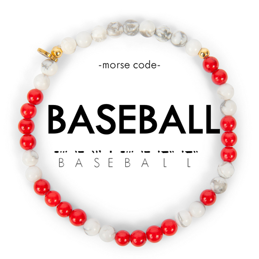 Morse Code Bracelet | BASEBALL