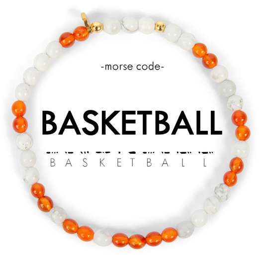 Morse Code Bracelet | BASKETBALL
