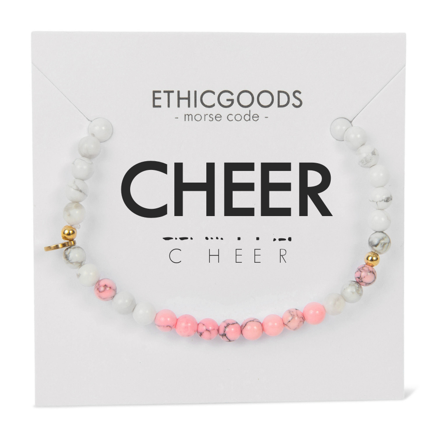 Morse Code Bracelet | CHEER
