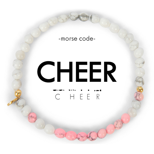 Morse Code Bracelet | CHEER