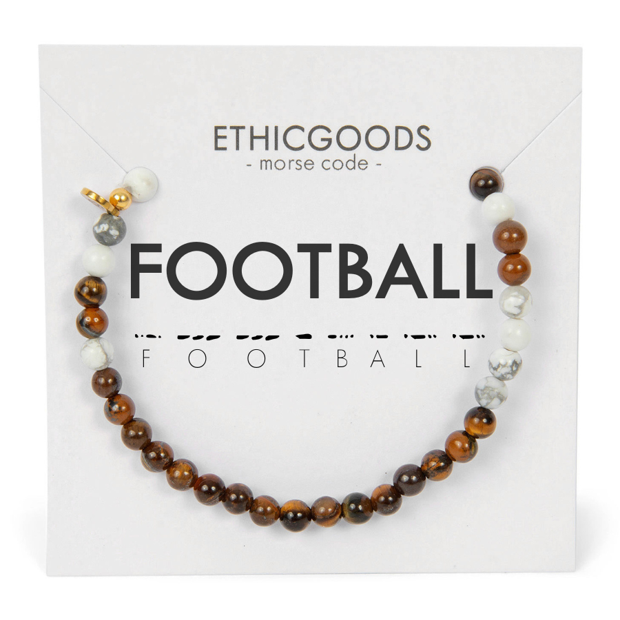 Morse Code Bracelet | FOOTBALL