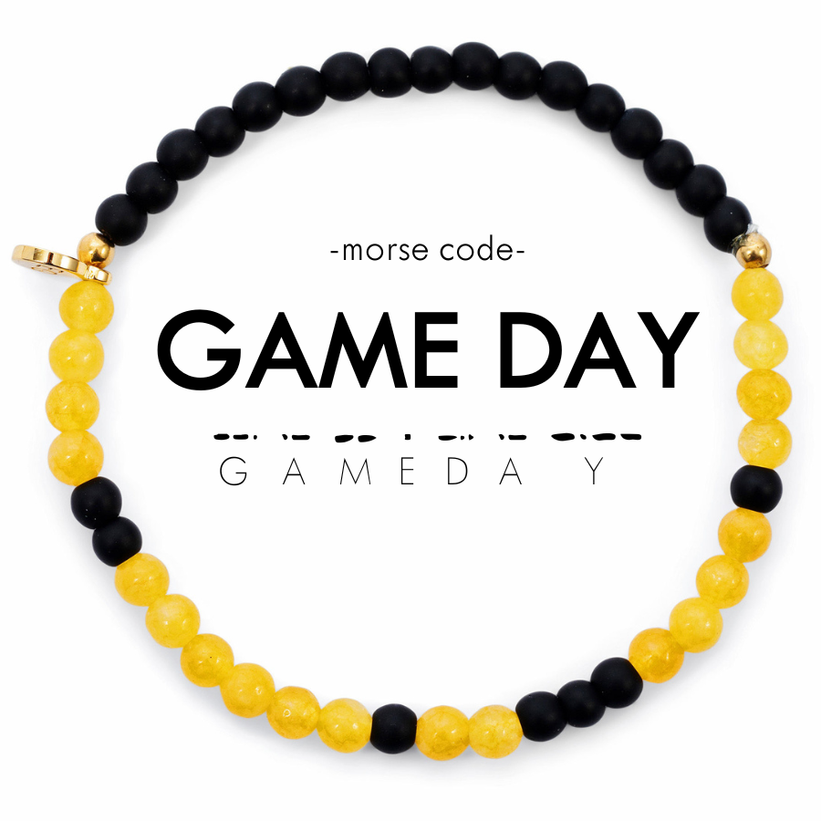Morse Code Bracelet | GAME DAY
