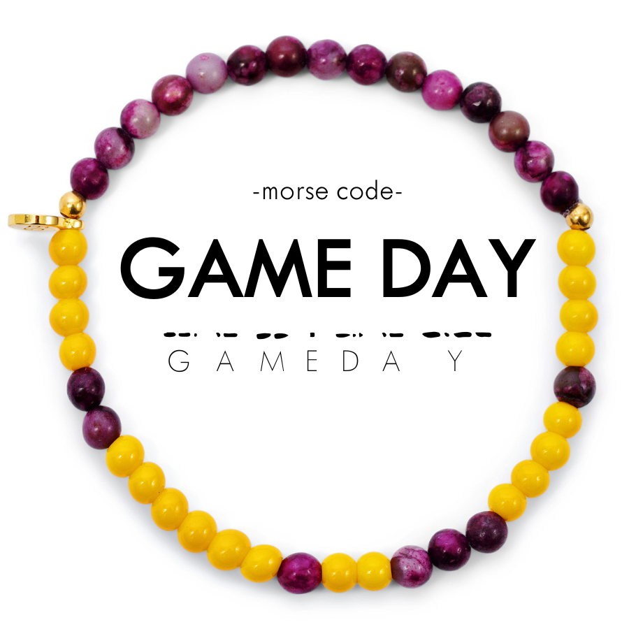 Morse Code Bracelet | GAME DAY