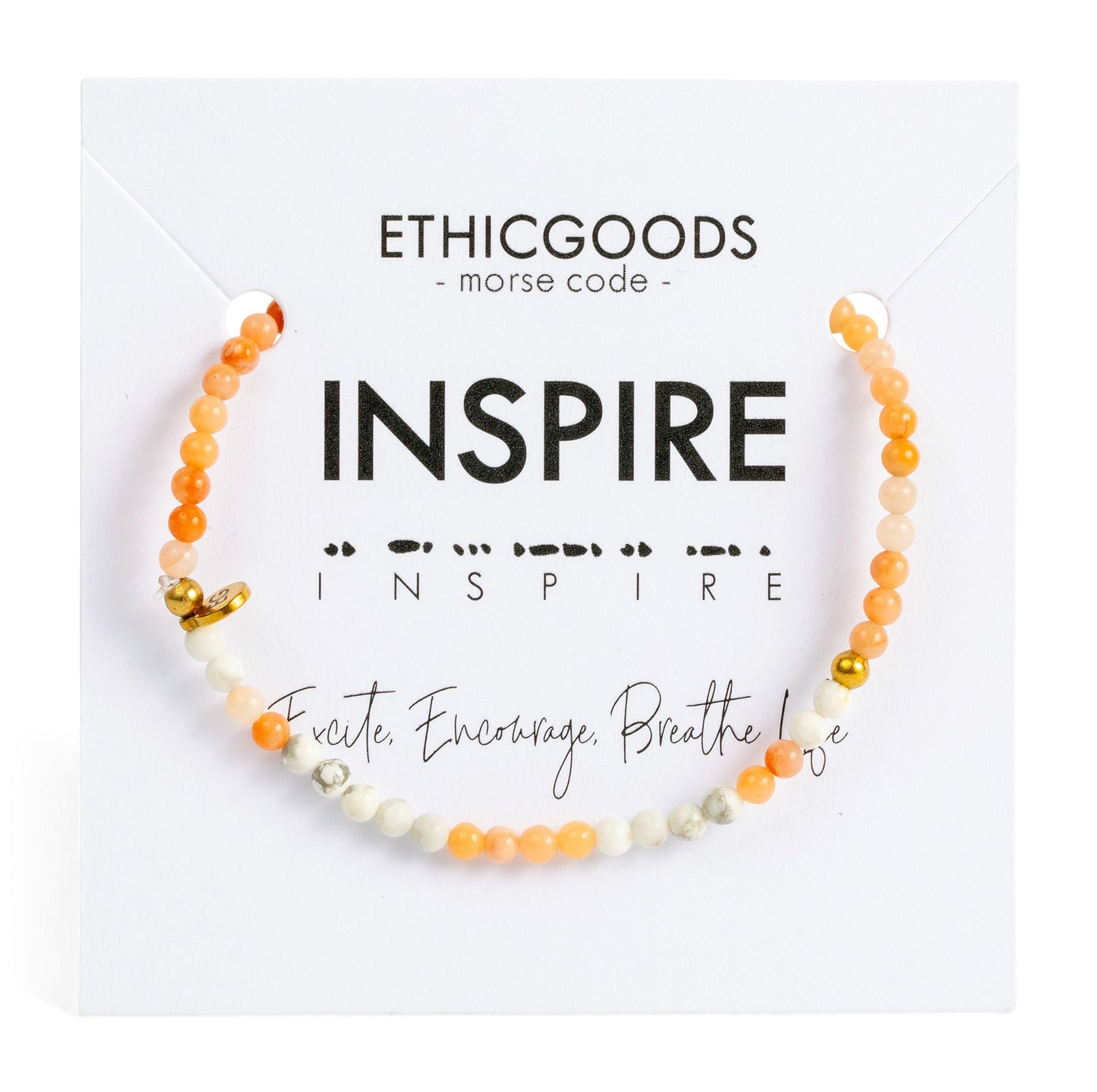 3mm Morse Code Bracelet | INSPIRE