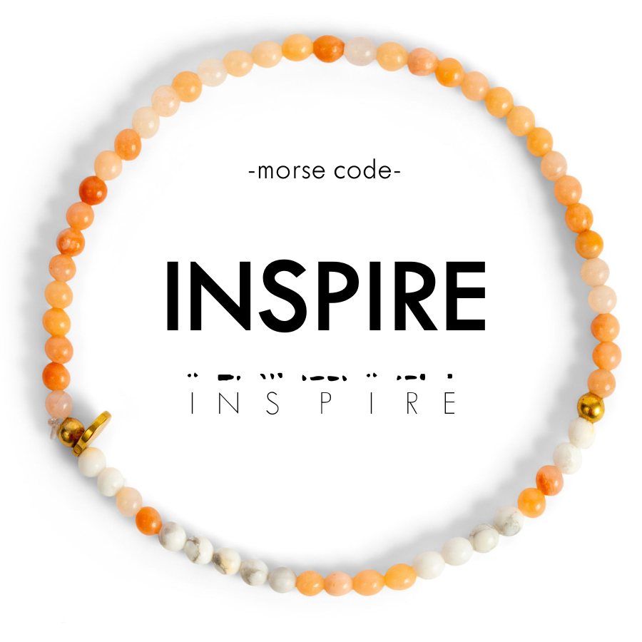 3mm Morse Code Bracelet | INSPIRE