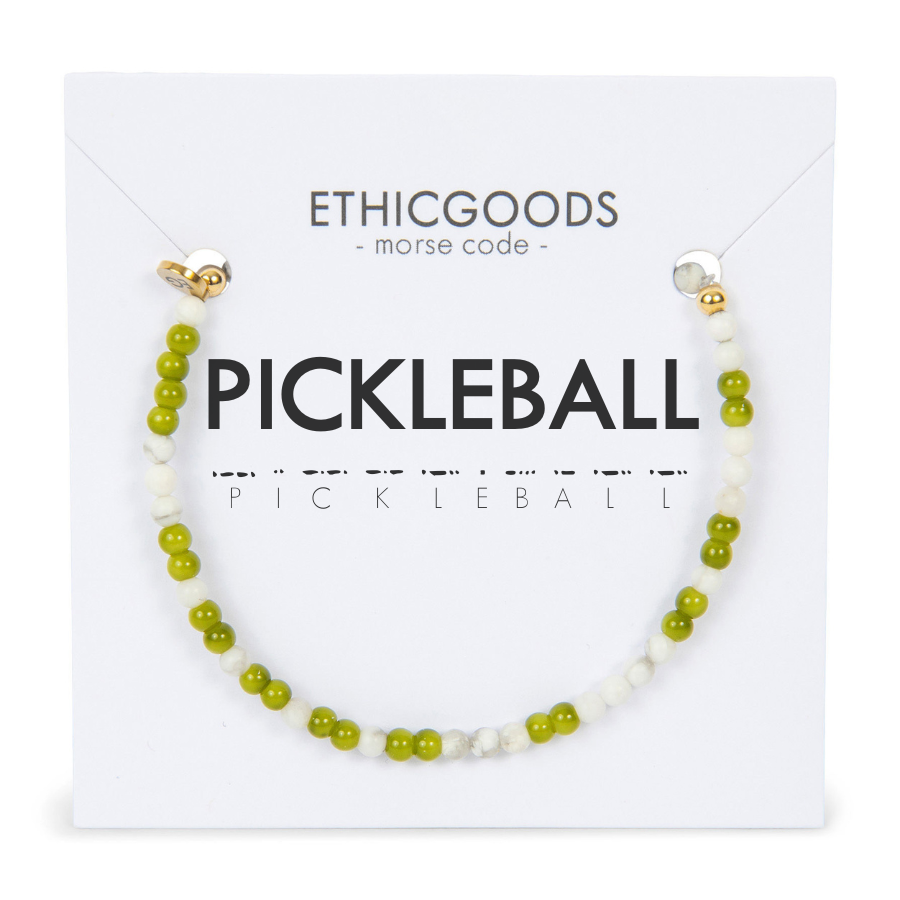 3mm Morse Code Bracelet | PICKLEBALL