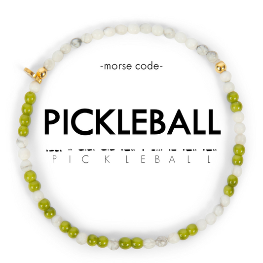 3mm Morse Code Bracelet | PICKLEBALL