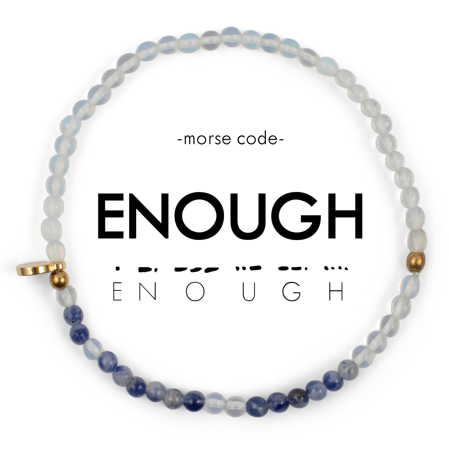 3mm Morse Code Bracelet | ENOUGH