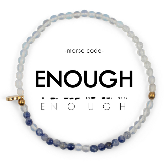 3mm Morse Code Bracelet | ENOUGH