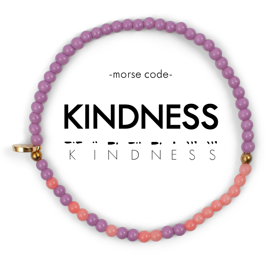 3mm Morse Code Bracelet | KINDNESS