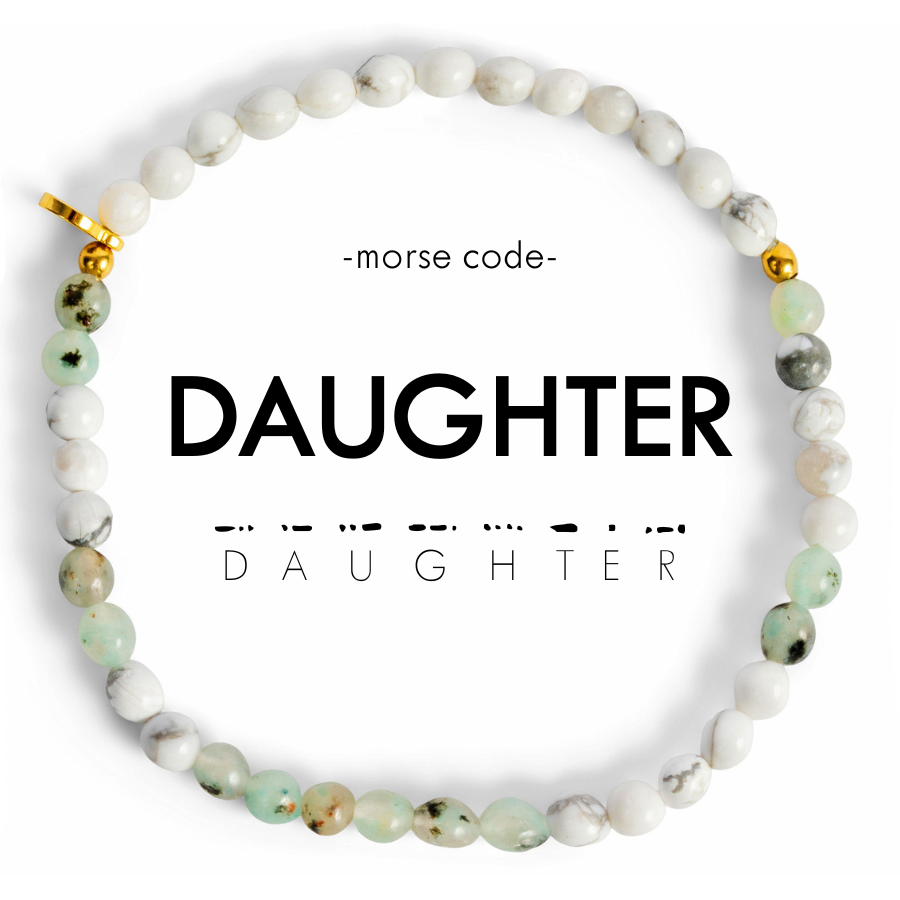 Morse Code Bracelet Extended Size | DAUGHTER