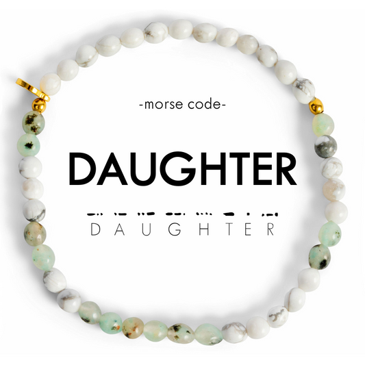 Morse Code Bracelet Extended Size | DAUGHTER