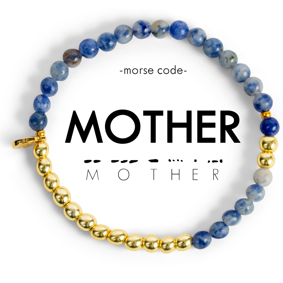 Gold Morse Code Bracelet | MOTHER