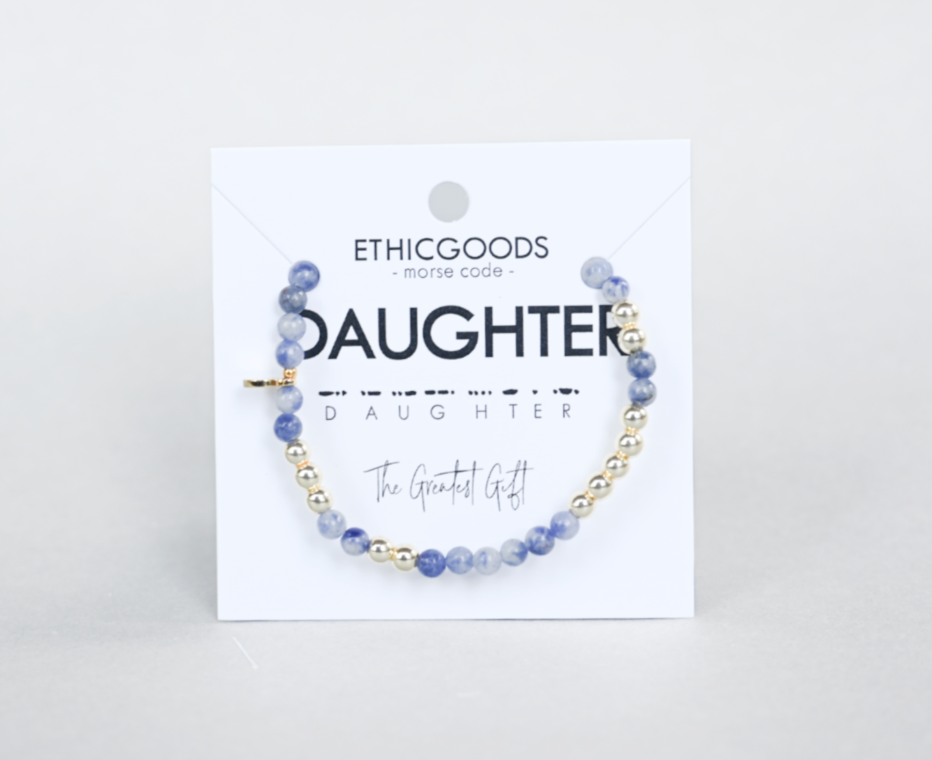Gold Morse Code Bracelet | DAUGHTER
