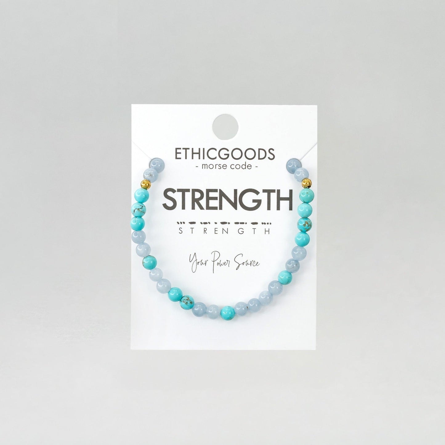 MINI Morse Code Bracelet | STRENGTH