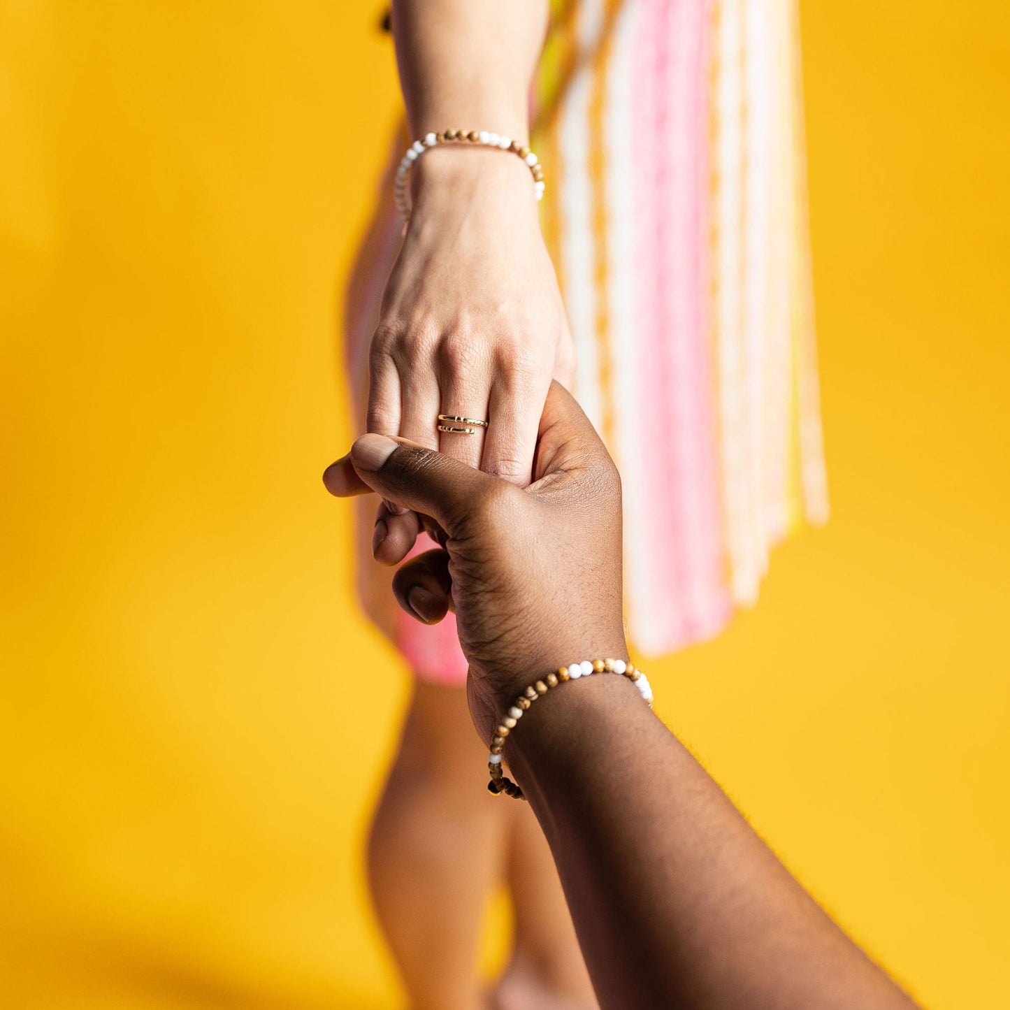 Morse Code Ring Set | CLASSIC GOLD