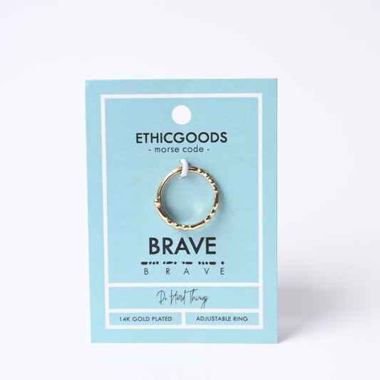 Morse Code Ring Set | CLASSIC GOLD