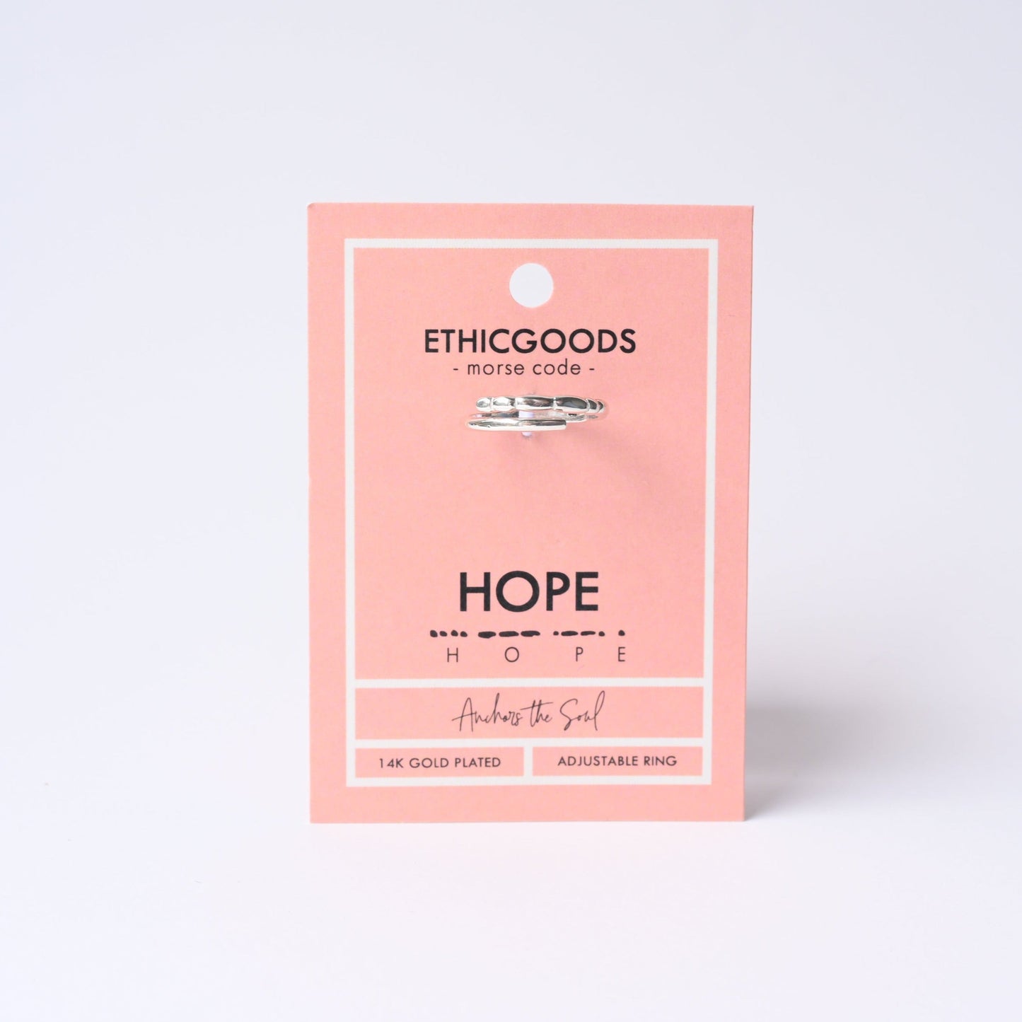 Morse Code Ring Set | CLASSIC GOLD