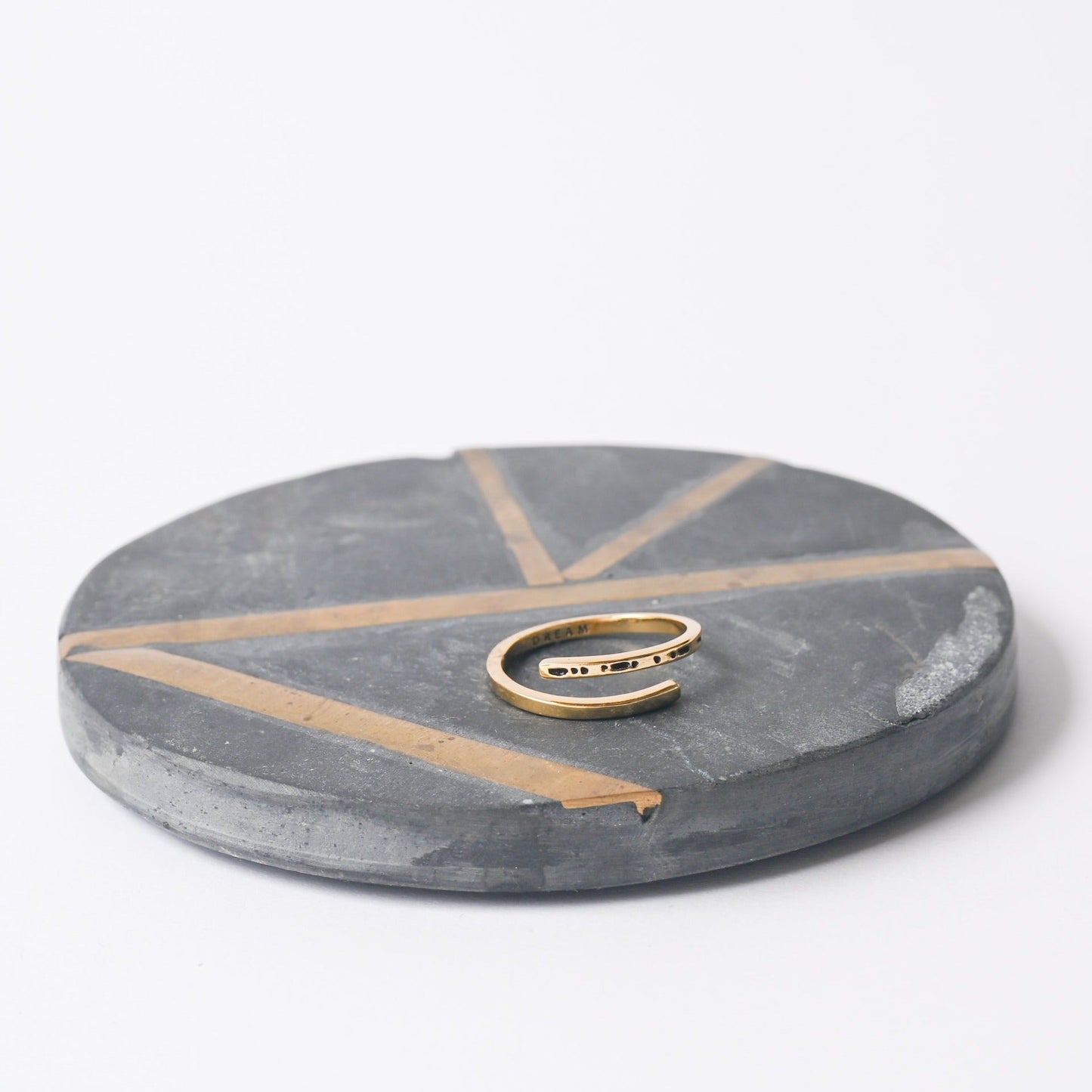 Morse Code Ring Set | CLASSIC GOLD