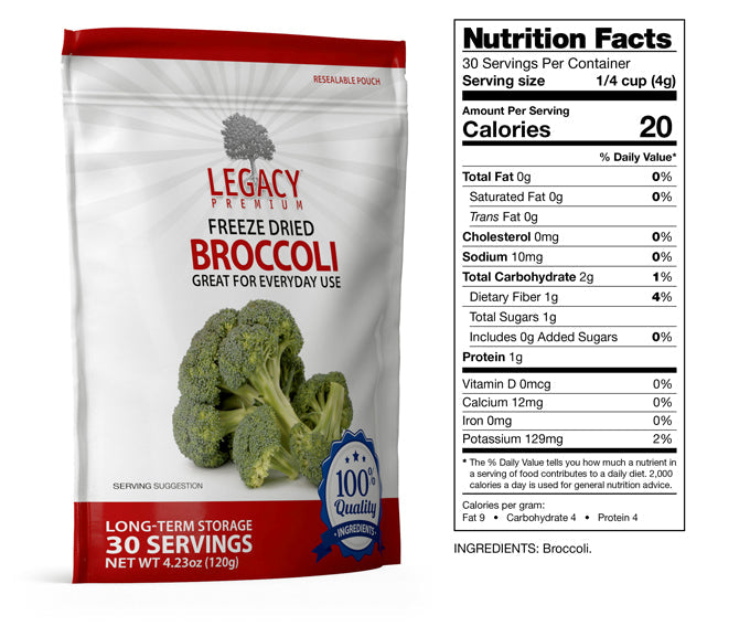 Freeze Dried Broccoli